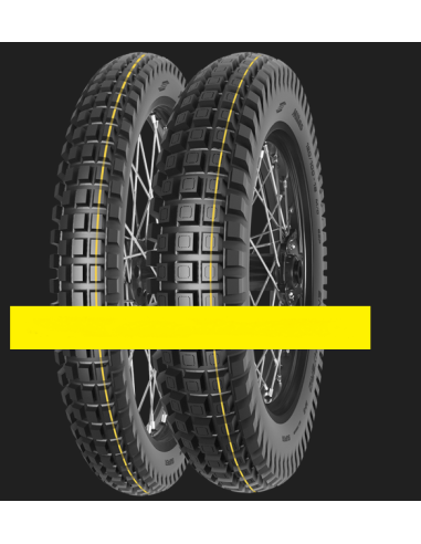 Pneumatico MITAS 80/100 -21 51P ENDURO HYBRID SUPER  TL M+S (Raya amarilla)