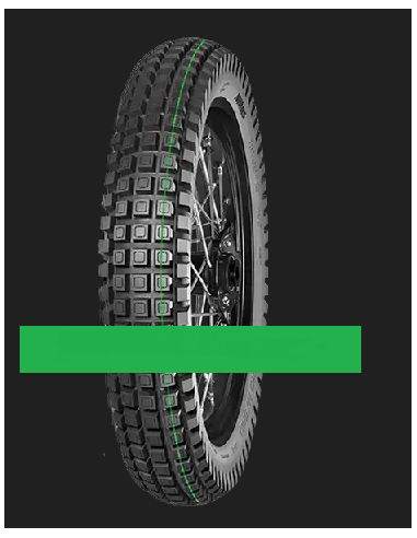Pneumatico MITAS 120/100 -18 68P ENDURO HYBRID SUPER LIGHT  TL M+S (Raya verde)