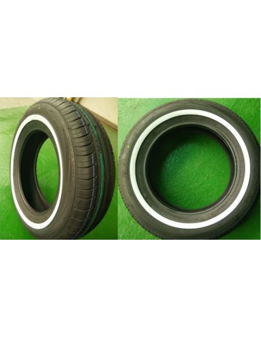 Pneumatico NANKANG 165/80 R15 87T NA-1 W.W  (165R15) (BANDA BLANCA 19mm) CLASICO