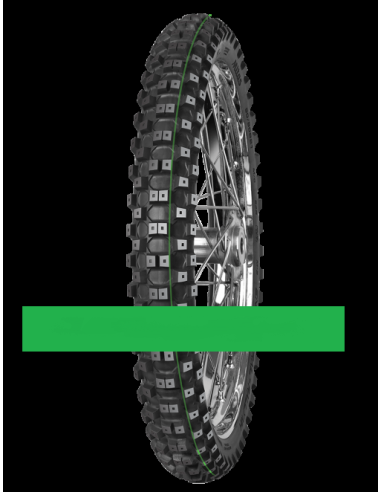 MITAS 90/90 B21 54R ENDURO TRAIL-RALLY SUPER LIGHT  MH TT (Raya verde) M+S reifen