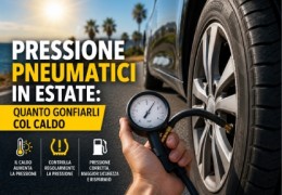 Pressione pneumatici in estate: quanto gonfiarli col caldo