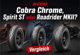 Avon Cobra Chrome, Spirit ST oder Roadrider MKII: Vergleich
